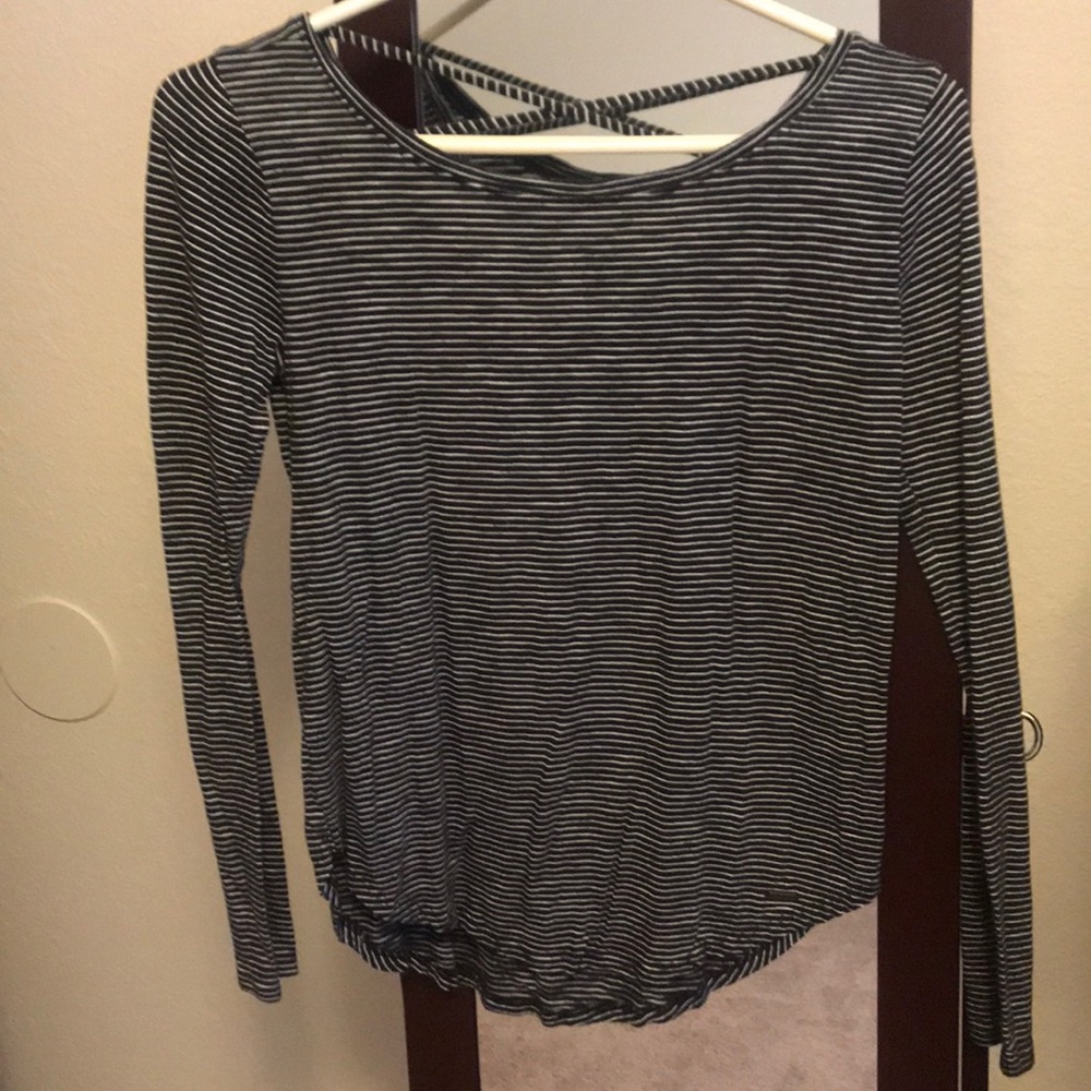 Long sleeve striped tee